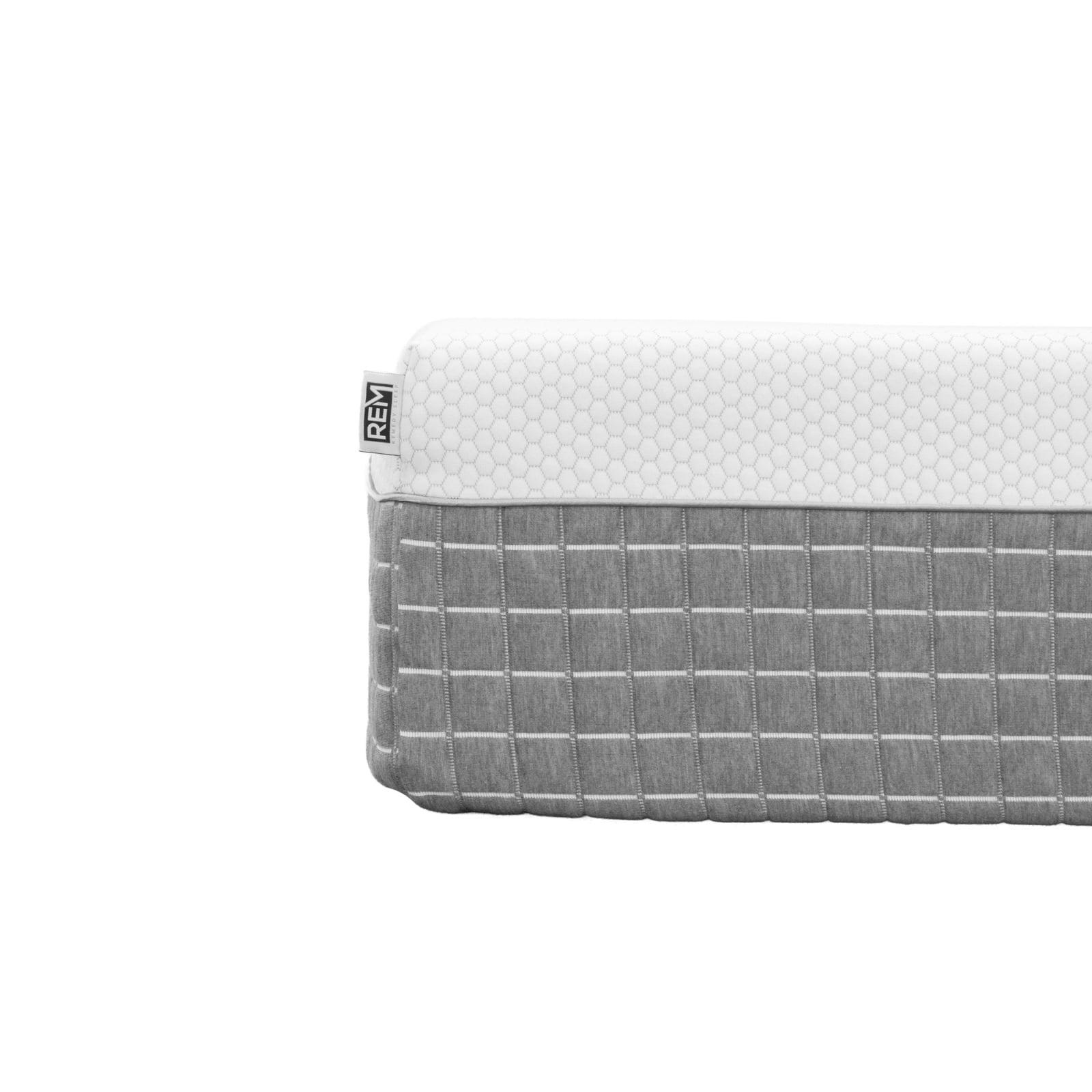 Miekor Furniture 5-Layer, 12 inches Hybrid Memory Foam and Coil Mattress, King Size, White and Grey Knit Cover 82735