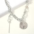 thumbnail image 4 of Collier de Charme Punk Alliage Exagéré Gros Pendentif Collier Chaîne Collier, 4 of 8