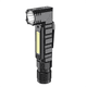thumbnail image 1 of Linterna LED magnética recargable por USB COB súper transparente con cabezal giratorio de 90 °, 5 tipos de modos para acampar para niños Sailing Electrónica, 1 of 5