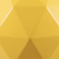 thumbnail image 4 of Vickerman 8" Yellow Shiny Geometric Ball Ornament, 4 of 5