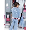 thumbnail image 6 of Wonder Nation Hello Kitty Little and Big Girls Cotton Pull On Denim Pants, Sizes 4-18, 6 of 6