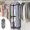Gray, variant on Oxford Garment Bag Hanging Tote | Watertight Wardrobe Storage Suit Bag with Clear Window, Reinforced Handles, Drawstring Closure, Fits 6 Coats, Gray, 50x24x10 in, Durable Clothes Organizer