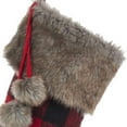 thumbnail image 2 of Kurt S. Adler 21-Inch Plaid Christmas Stocking with Faux Fur Cuff (SG0172) – Holiday Décor, 2 of 2