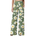 thumbnail image 5 of Womens Elastic High Waisted Palazzo Pants Casual Wide Leg Long Lounge Pant Dressy Long Lounge with Pockets, 5 of 6