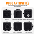 thumbnail image 2 of 6en1 Cubo Anti Estrés, fidget Cube Belug Negro, 2 of 4