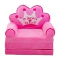 thumbnail image 1 of Sillón plegable para niños, muebles cómodos para niños con dibujos animados, silla plegable, silla para niños pequeños, plegable para sala de estar y Rosa, 1 of 8