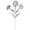 Light Violet, variant on Apeya Artificial Morning Glory Bouquet, Purple Faux Silk Trumpet Flowers, UV Resistant Fake Greenery Floral Arrangement for Outdoor Garden Patio Porch, 13.77 in