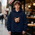thumbnail image 5 of AURORADY Pet Pouch Hoodie for Women Men Oversized Sweatshirt with Zipper Pocket Cat Dog Carrier Pullover Top, 5 of 9