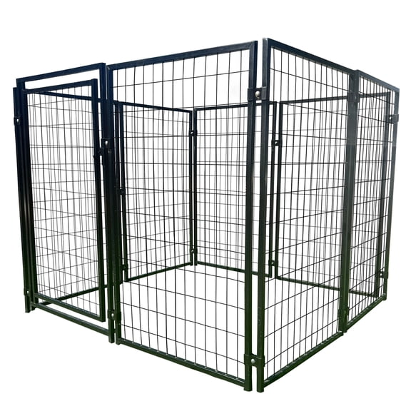 Luna Expandable Heavy-Duty Dog Kennel – 8 Panel – 5x5x4 ft