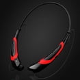 thumbnail image 4 of Casque Bluetooth, Casque Sans Fil Bluetooth 4.0 avec Écouteurs Rétractables, Écouteurs Anti-Bruit Anti-Transpiration Sport, 4 of 9