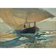 thumbnail image 3 of Joaquín Sorolla 14x11 Black Modern Framed Museum Art Print Titled - Boats on the Beach (Fishing Boats on the Beach, Valencia), 3 of 5