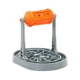 thumbnail image 4 of Comederos para perros de alimentación lenta, cuencos para comer lentamente, rompecabezas de comida para perros, juguete para entrenar el coeficiente intelectual. Naranja, 4 of 9