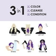 thumbnail image 3 of Keracolor Semi Permanent Hair Dye 3 in 1 Clenditioner, Purple, 12 fl oz, 3 of 6