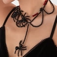 thumbnail image 5 of Collier Araignée Gothique Vintage Pendentif Araignée Halloween Style Punk Bijou Animal Reptile, 5 of 5