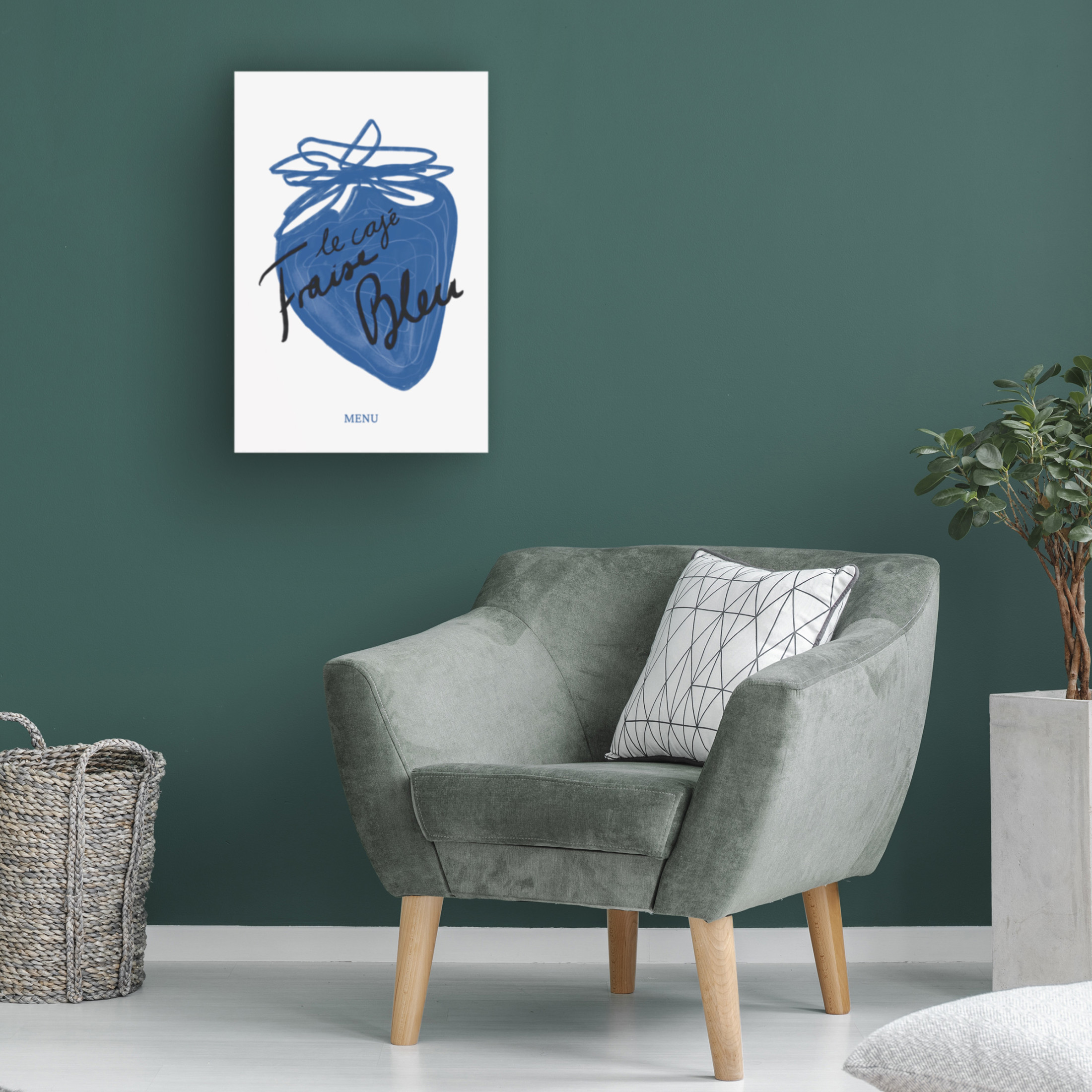 Trademark Fine Art Athene Fritsch Fraise Canvas Wall Art