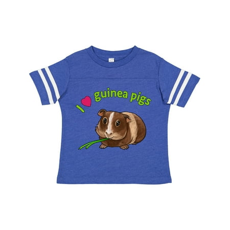 

Inktastic I Love Guinea Pigs Gift Toddler Boy or Toddler Girl T-Shirt