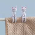 thumbnail image 4 of XKHAZA Beach Towel Clips, Cat Shaped Jumbo Towel Clips Clothes Pins Blanket Holders for Chairs Cruise Patio Pool Accessories, 4 of 7