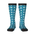thumbnail image 2 of Lsque Sea Turtle Printed Crew Socks Men's Women's LightWeight Thin Casual Calf Socks ,Knee High Socks,Cotton Socks, 2 of 9