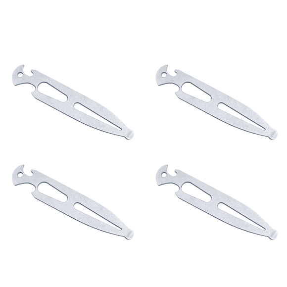 4X Stainless Steel 316 Boat Deck Key Shackle Key Multi-Tool Screw Driver Emergency Toolkit Marine RV Accessories,4 x Boat Deck key,Silver