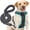 Black/Blue Harness+Leash, variant on No Pull Dog Harness Adjustable Reflective Oxford Easy Control Medium Large Dog Harness with A Free Heavy Duty 5ft Dog Leash