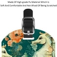 thumbnail image 4 of Square 2Pack PU Leather Seahorse Cruise Luggage Tag with Privacy Cover and Name ID Tag for Travel Handbags Backpacks Luggage Tags, 4 of 6