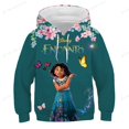 thumbnail image 1 of Nueva Sudadera con capucha de Frozen Elsa para niños de 3, 4, 5, 7, 9 y 11 años, Sudadera con capucha de manga larga adecuada para niñas pequeñas, suéter de Manga Antumn 2022, Sweater150 Gao Jinjia LED, 1 of 2