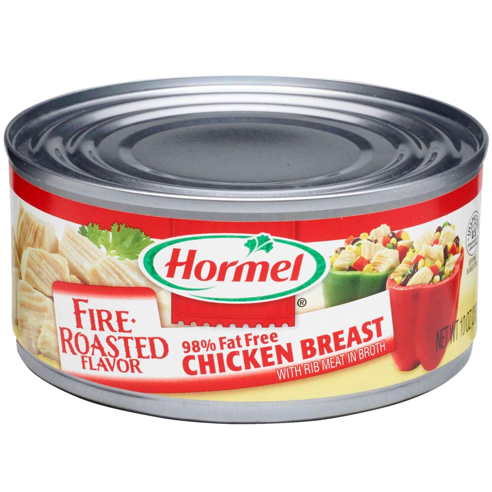 Hormel Fire Roasted Canned Chunk Chicken, 10 Oz.