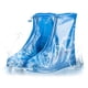 thumbnail image 1 of Fundas impermeables para zapatos para lluvia, fundas antideslizantes para zapatos con control de arena, botas de nieve reutilizables con suela de goma de PVC (XL, azul), 1 of 5