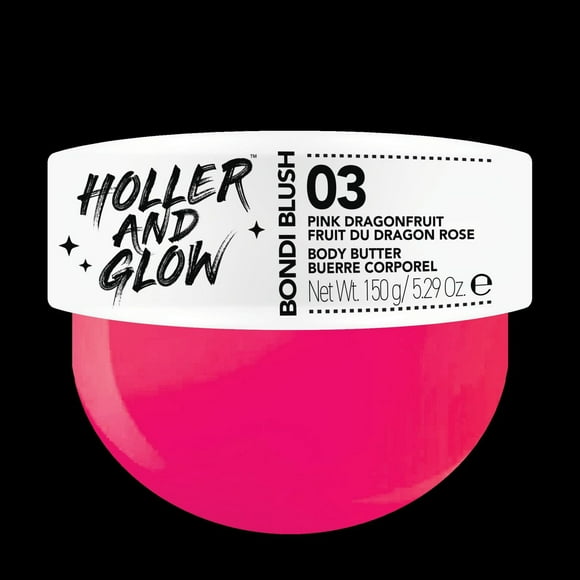 Beurre corporel Holler & Glow Bondi Blush rose fruit du dragon