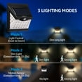 thumbnail image 4 of TORCHSTAR 8Pack 40 LED Solar Security Lights for Garage, Porch, Driveway, Patio, Wireless Solar Motion Lights, 6500K Pure White, 270° Beam Angle, 4 of 8