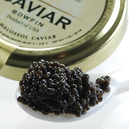 Red Caviar - American Black Caviar Bowfin - 5 Oz (Crystal Glass Jar)