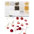 thumbnail image 2 of OTVIAP 1200Pcs / Box 5Colors Earrings Backs Nuts Stoppers Posts Hooks Jewelry Findings, Earring Hook, Earrings Nut, 2 of 4