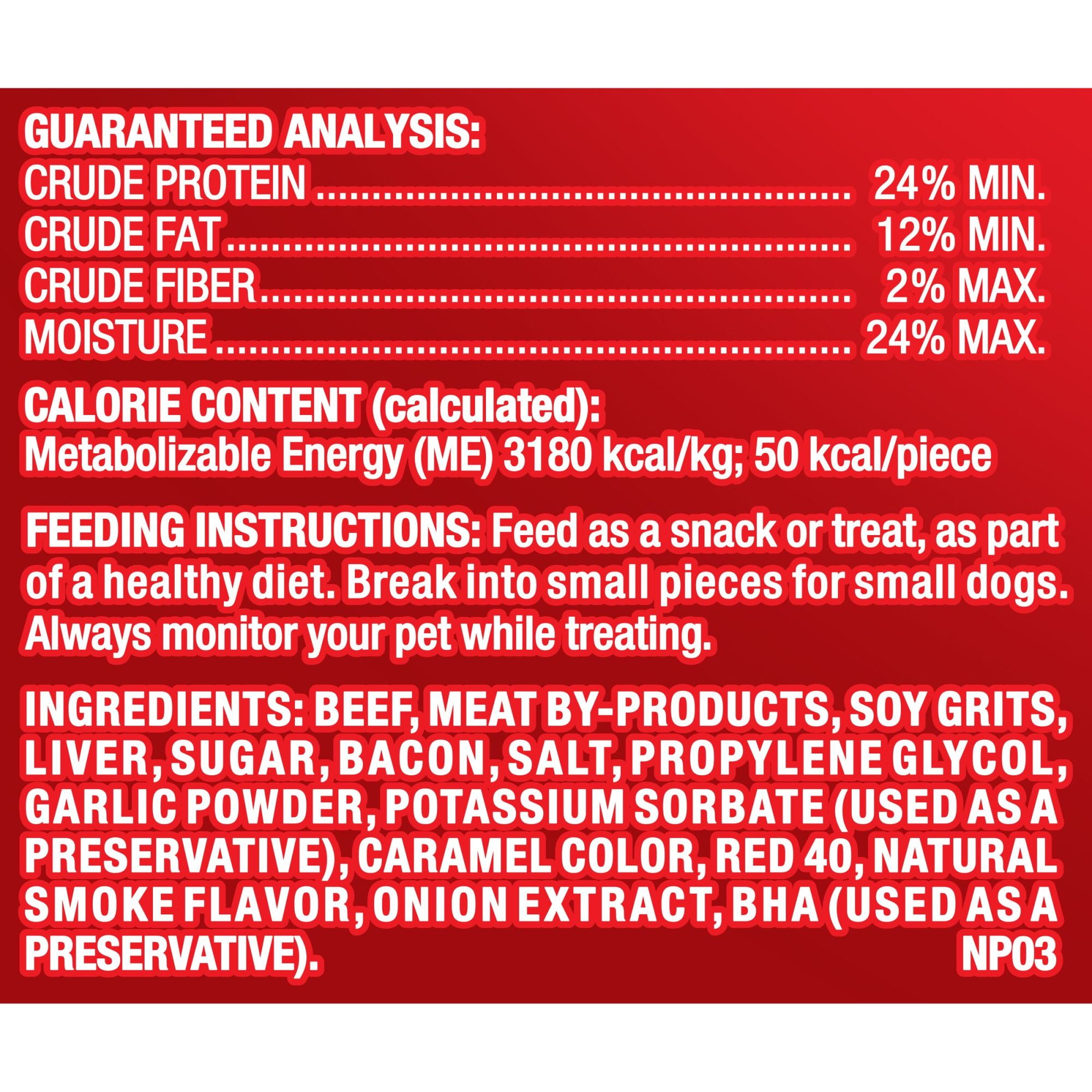 Pup-Peroni Bacon Flavored Dog Snacks, 25-Ounce