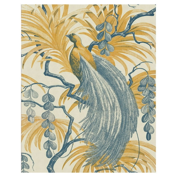 Feathered Fantasia by The Vintage Collection Peacock Canvas Art