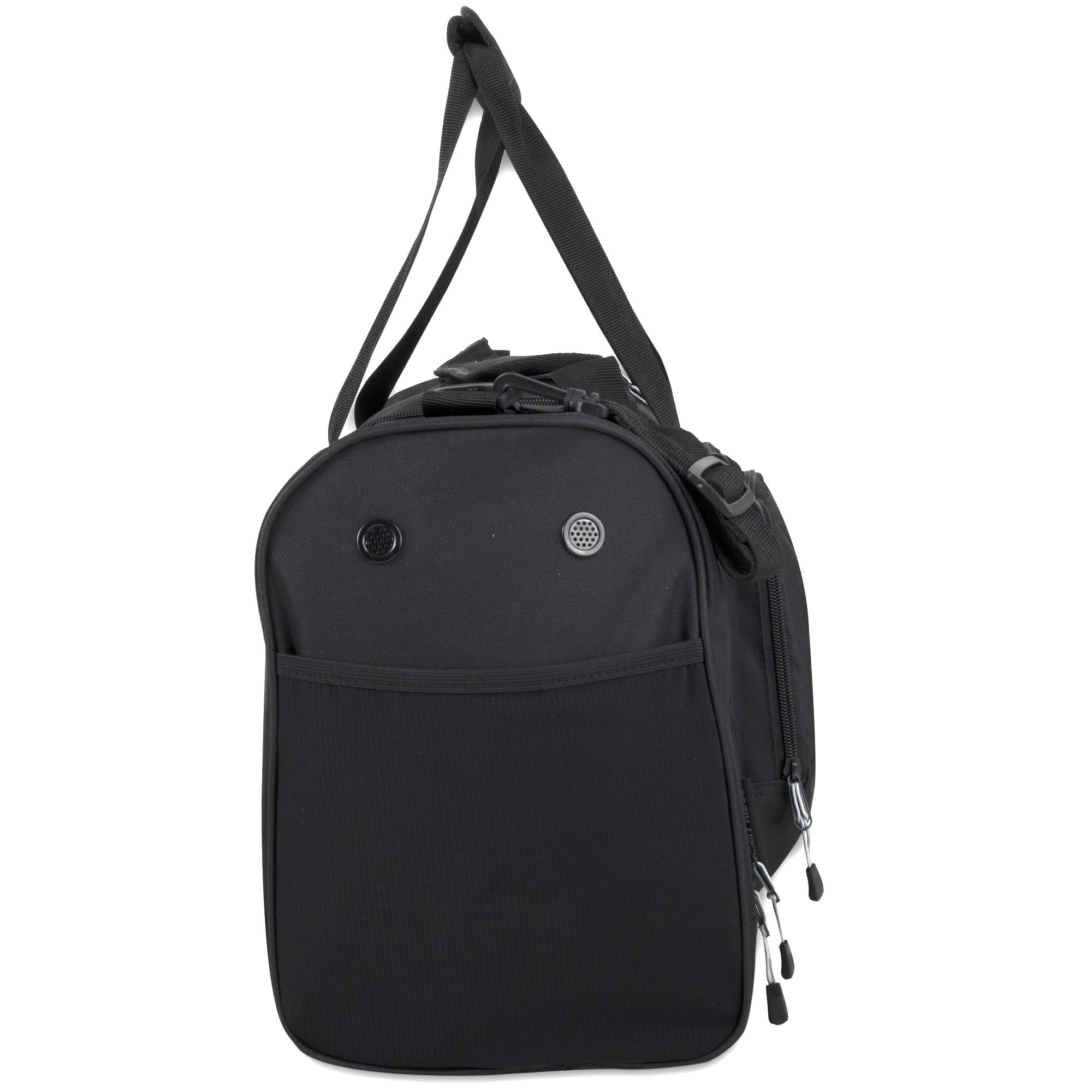 Summit Ridge 22"L Duffel Bag 38 Liter Capacity for Gym Clothes, Sports Equipment, Towels, Sneakers, Travel, Commute in Black