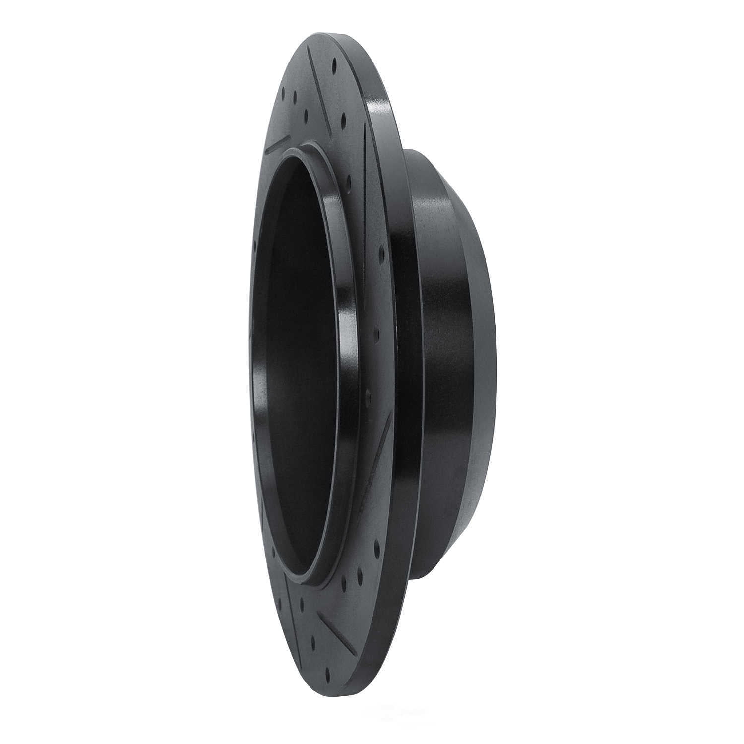 Dynamic Friction Company 633-42041L DFC Brake Rotor - Drilled And Slotted - Black