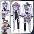 thumbnail image 2 of Disfraz de fantasía de Sagad Emerald Beyond Siugnas para hombre adulto, uniforme, chaqueta, pantalones, para Halloween y carnaval, 2 of 5
