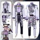 thumbnail image 2 of Disfraz de fantasía de Sagad Emerald Beyond Siugnas para hombre adulto, uniforme, chaqueta, pantalones, para Halloween y carnaval, 2 of 5