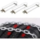 thumbnail image 5 of Juego de 3 cadenas antideslizantes de acero para una conducción segura en invierno, cadenas de tracción para nieve de tamaño mediano para automóviles, SUV y camiones, 5 of 5