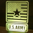 thumbnail image 3 of US Army 3D Acrylic for LED Lamp Base (Acrylic Only. Base Not Included), 3 of 4