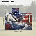 thumbnail image 7 of SEANATIVE Golf Cart Seat Covers Towel Blanket with 4 Pockets, Easy Install, Patriotic Decoration Club Car Seat Covers Fits EZGO Yamaha 2-Person Carts, Eagle USA Flag, 7 of 7
