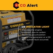 FIRMAN P03613 4550/3650W Gas Portable Generator 4550W Recoil Start 120V with CO Alert