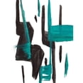 thumbnail image 3 of Beauchamp, Andy 15x18 Black Modern Framed Museum Art Print Titled - A Vision In Teal, 3 of 5