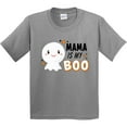 thumbnail image 3 of Inktastic Mama is My Boo with Cute Ghost Youth T-Shirt, 3 of 5