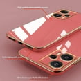 thumbnail image 4 of Compatible with Poco F5 Case for Women Men, Ultra Thin Xiaomi Poco F5 Phone Case Silicone Cute Shockproof Plating Electroplate Soft Cases Cover (Camellia Red), 4 of 11