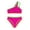 Hot Pink, variant on Teen Girls Swimsuits Girls Bikini Beach Swimwear 2 Piece Swimsuits Floral Printing Bathing Suits Mint Green Size 11-12 Years