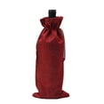 thumbnail image 1 of ENJOYW Rustic Linen Drawstring Wine Bottle Cover Packaging Bag Wedding Party Decor Wine Bottle Bag, 1 of 7