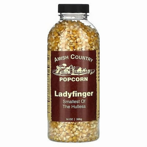 Amish Country Popcorn, Ladyfinger, 14 oz