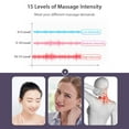 thumbnail image 3 of Graflsoa Dual-Head Neck Massager with 12 Modes, 15 Intensity Levels, 15-Minute Timer, Battery-Powered, Pulse Function, White/Blue Options, 3 of 6
