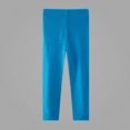 thumbnail image 3 of Teylalorva Leggings for Girls Cotton Thermal Pants Elastic Waist Comfortable Casual Winter Autumn Long Trousers（2-8） Blue Size 2T, 3 of 4